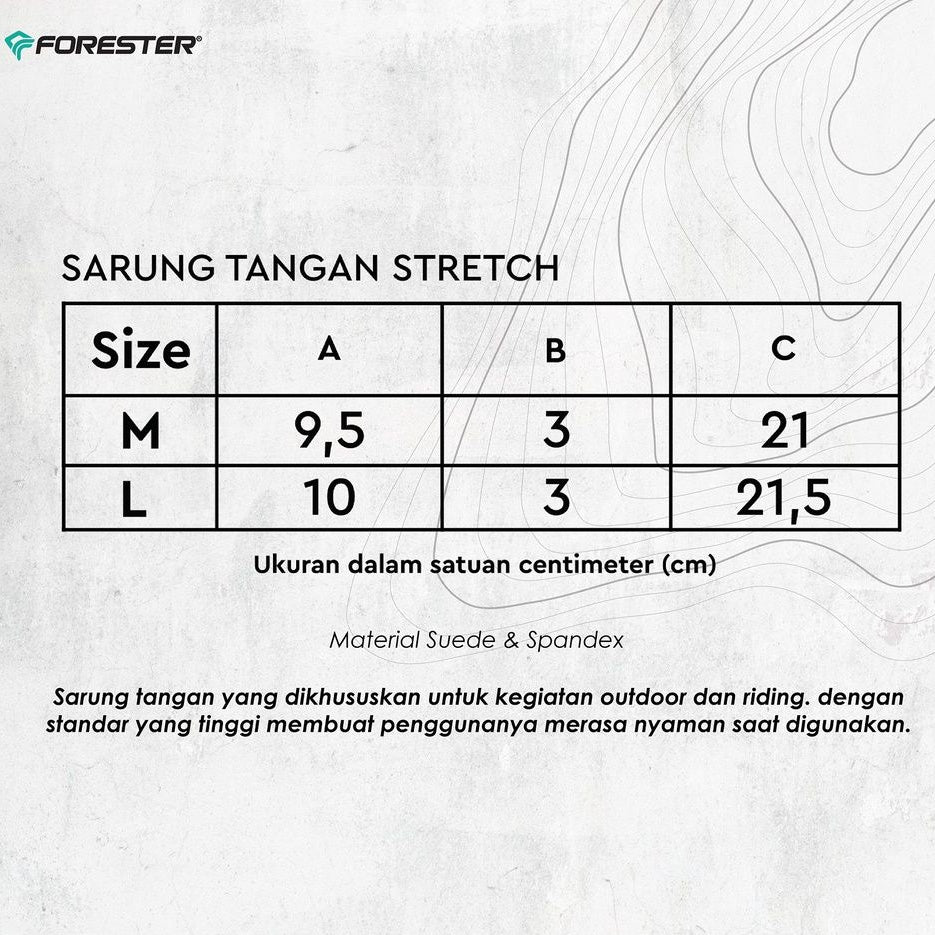 Forester STF 06154 Sarung Tangan Full Fingers Touch 3M
