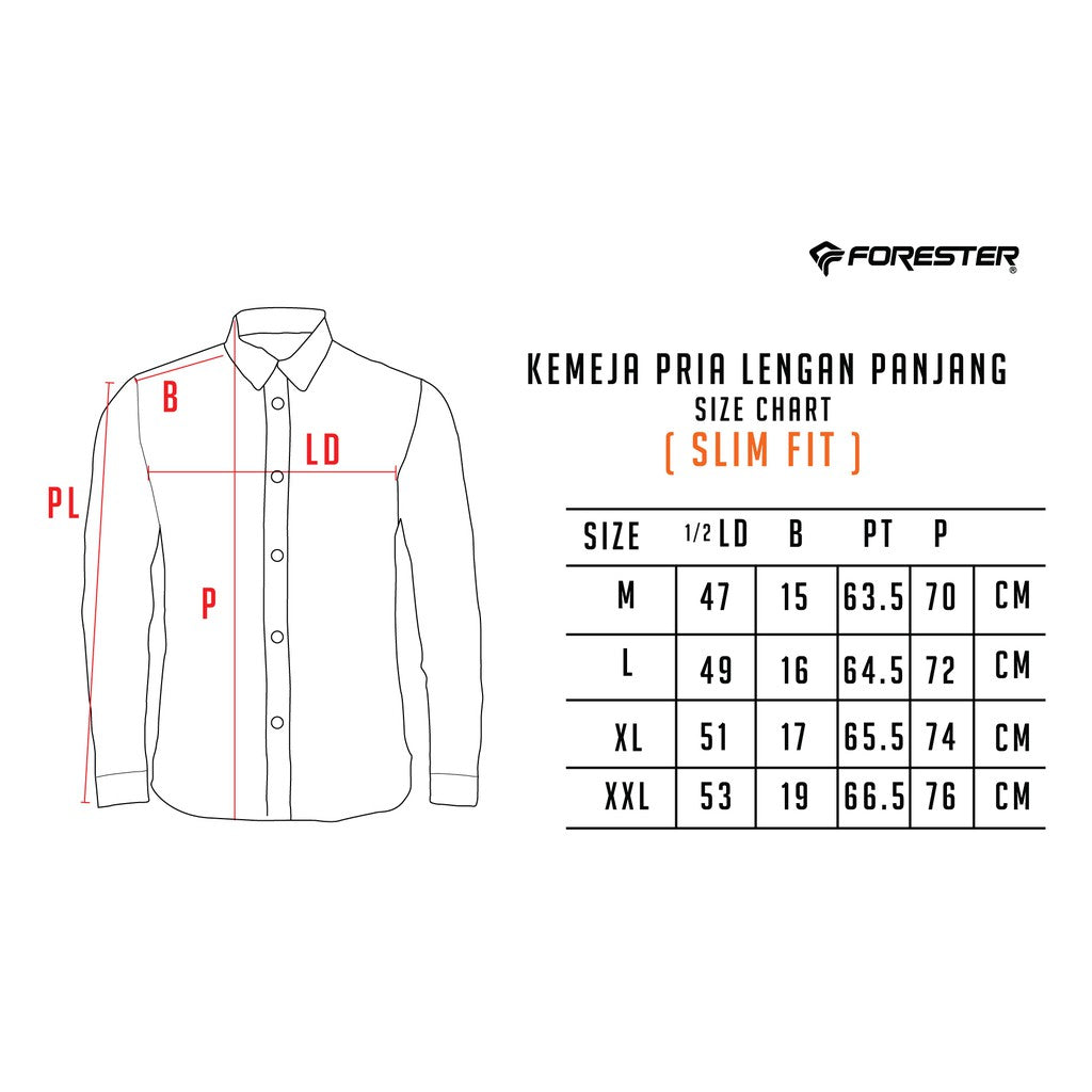 Forester CI 055 Kemeja Lengan Panjang
