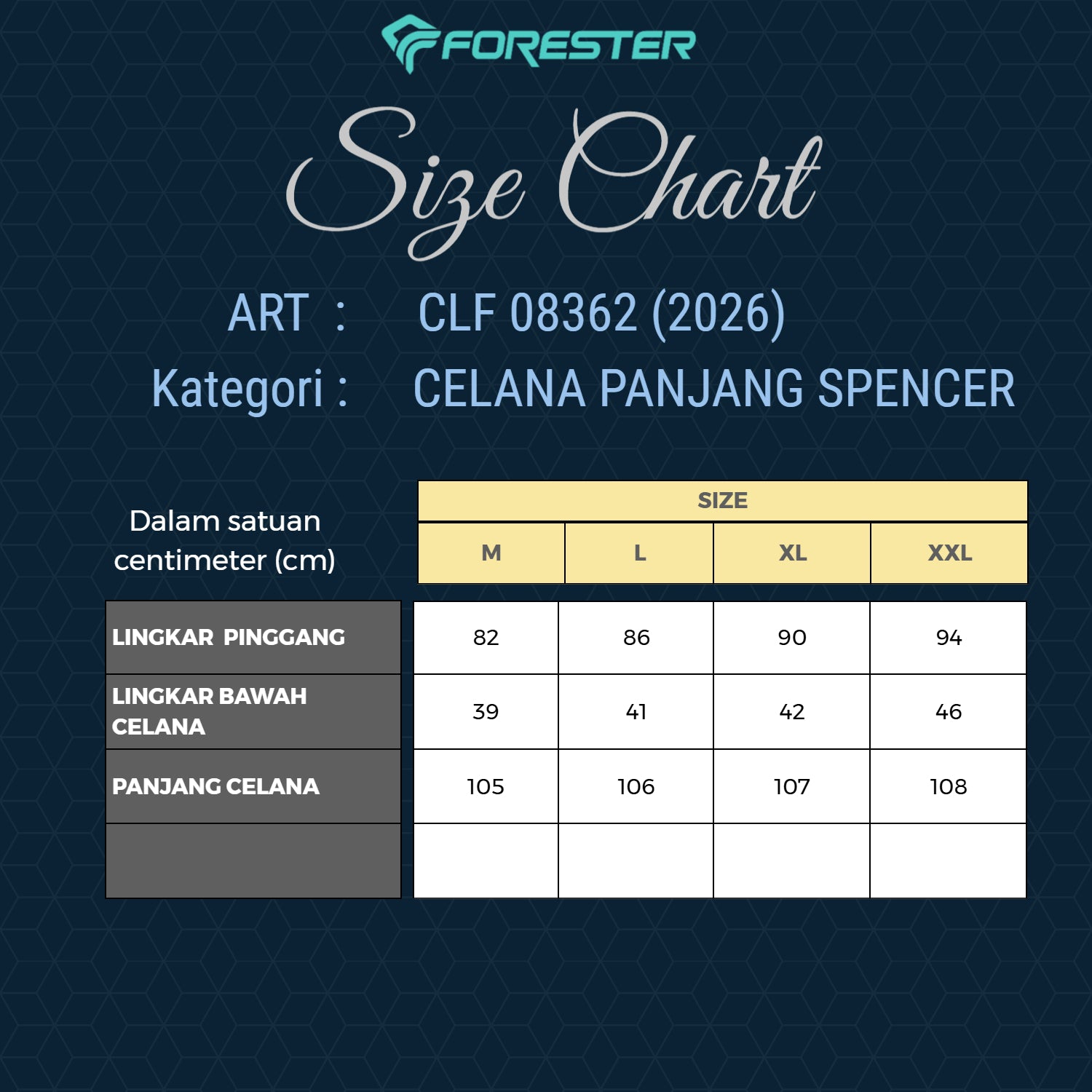 Forester CLF 08362 Celana Tactical Spencer