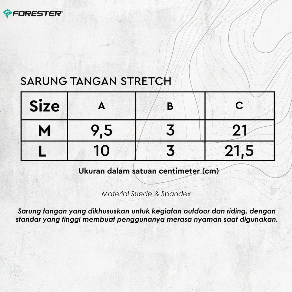Forester STF 06103 Sarung Tangan Sepeda V Contras Short