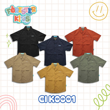 Forester Kids CI K0001 Kemeja Anak Lengan Pendek  - Short Sleeve Shirts