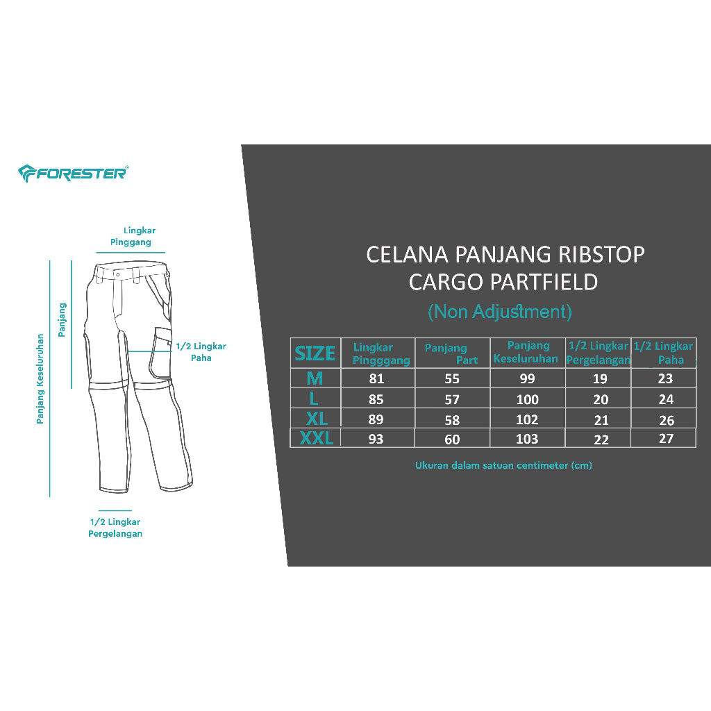 Forester CLF 08418 Celana Cargo Partfield