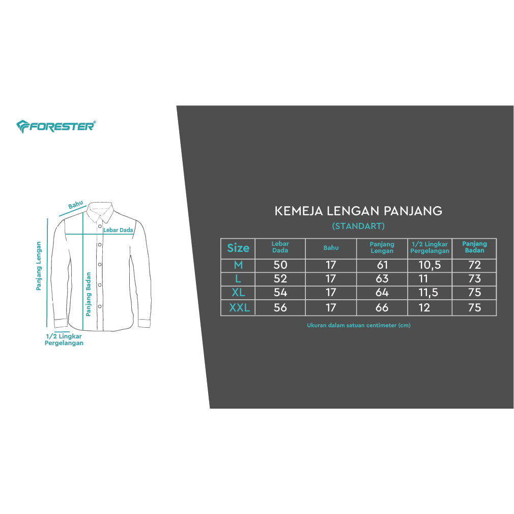 Forester CI 059 Kemeja Tangan Panjang Sirkulasi
