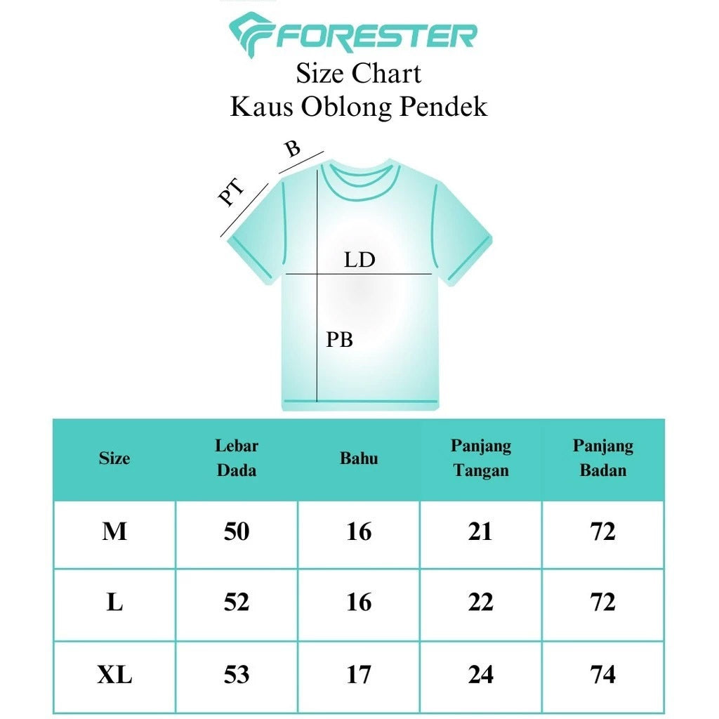 Forester TSF 02704 Kaos Oblong Camp Hill