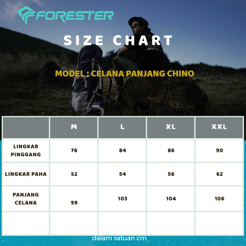 Forester CLF 08405 Chino Long Pants 2 Line