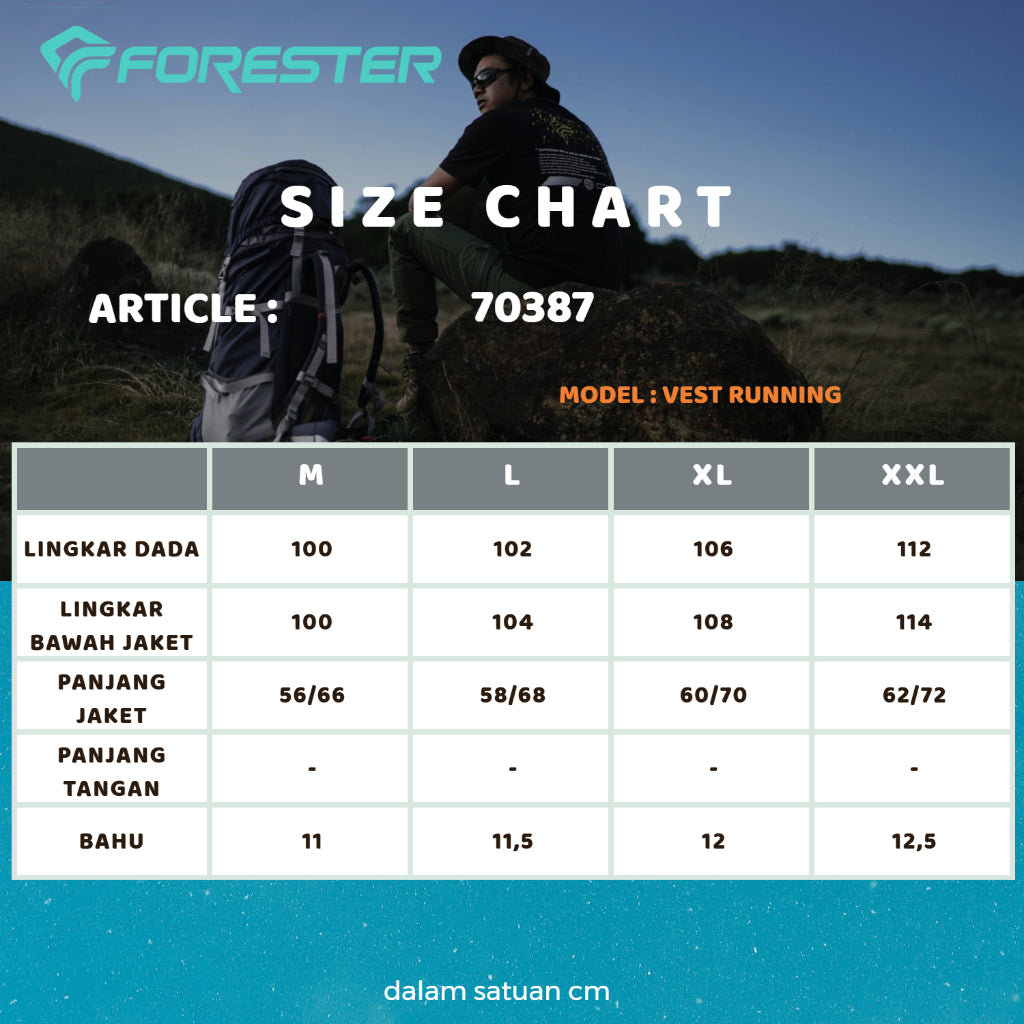 Forester 70387 | Running Vest - Rompi Olahraga