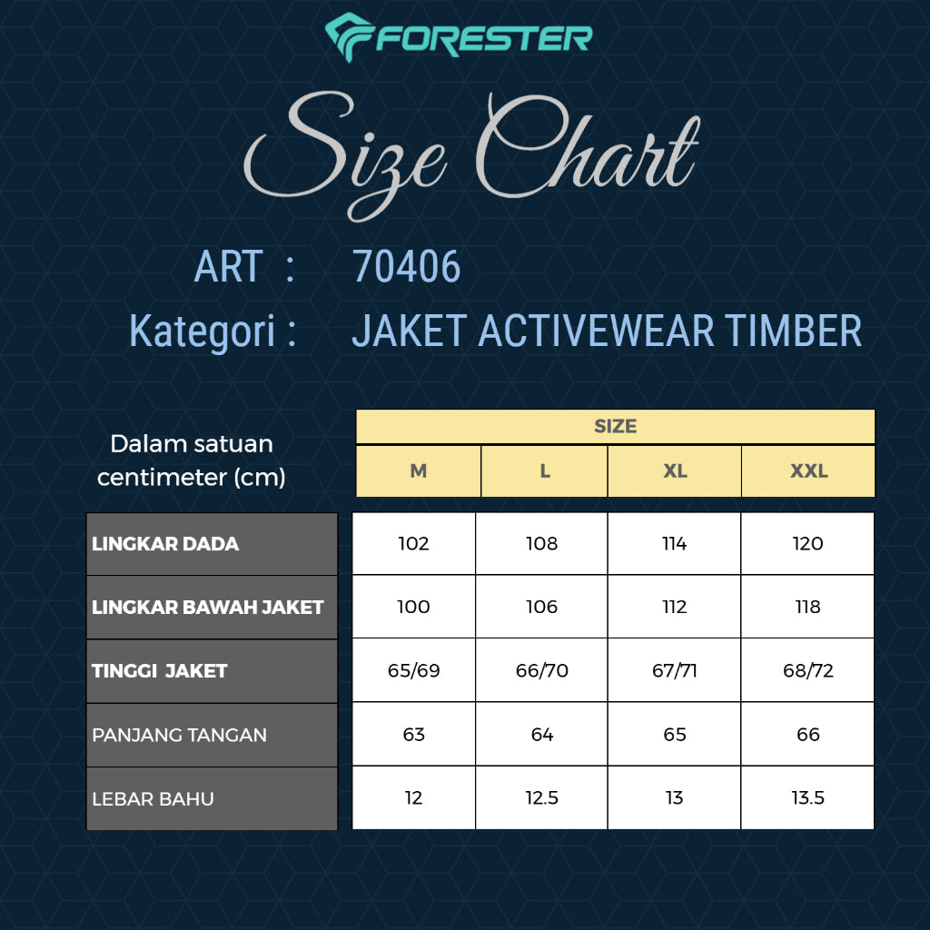 Forester Timber 70406 Jaket Activewear Riding Waterproof Windproof Anti Air - Anti Angin