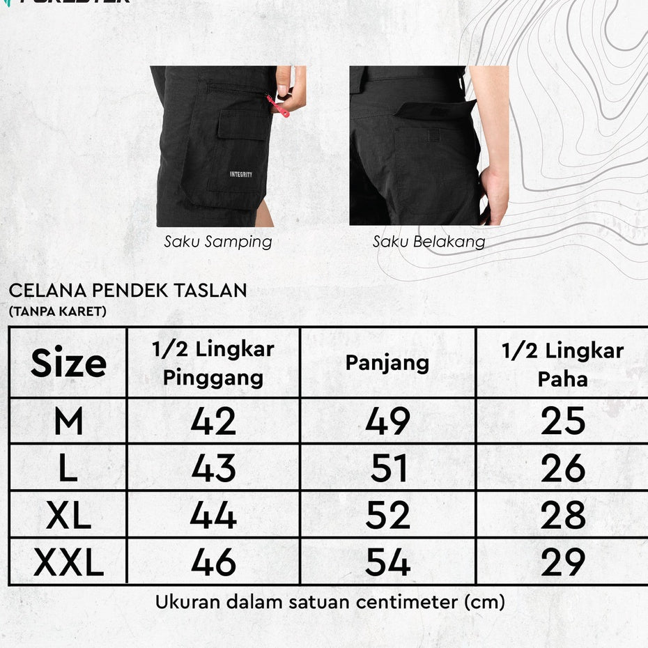 Forester CLF 08401 Celana Cargo Taslan Pendek