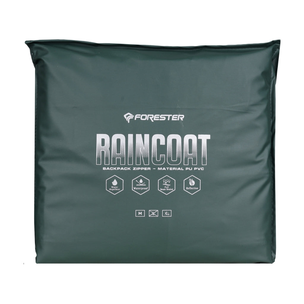 Forester RC 80023 Jas Hujan Raincoat PVC Ekstra Ruang Tas Ransel