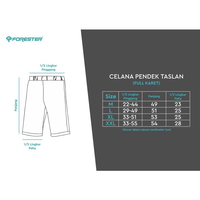 Forester CLF 08398 Kansai Celana Pendek Quick Dry