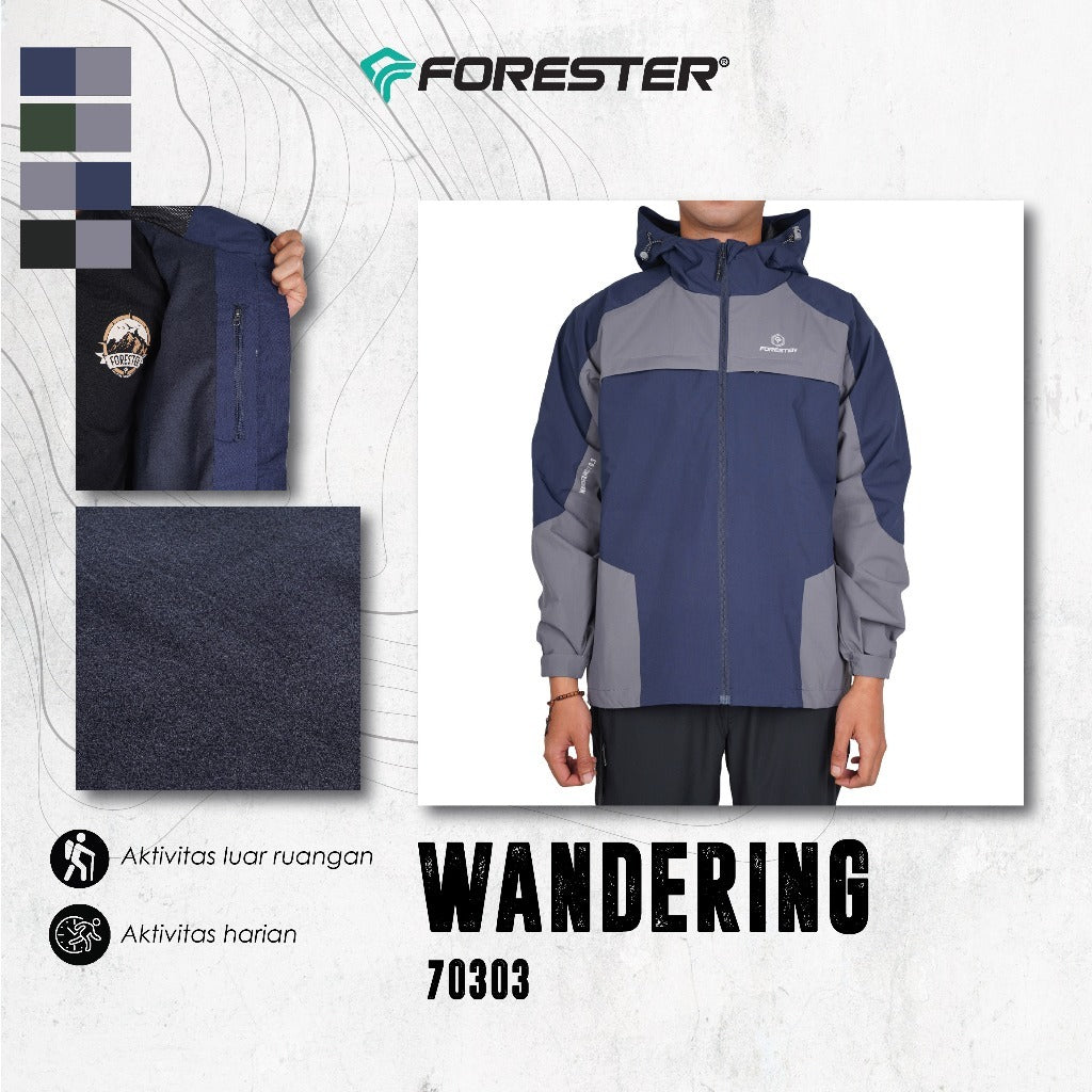 Forester Wandering V2 (70303) Jaket Gunung Outdoor Inner Polar