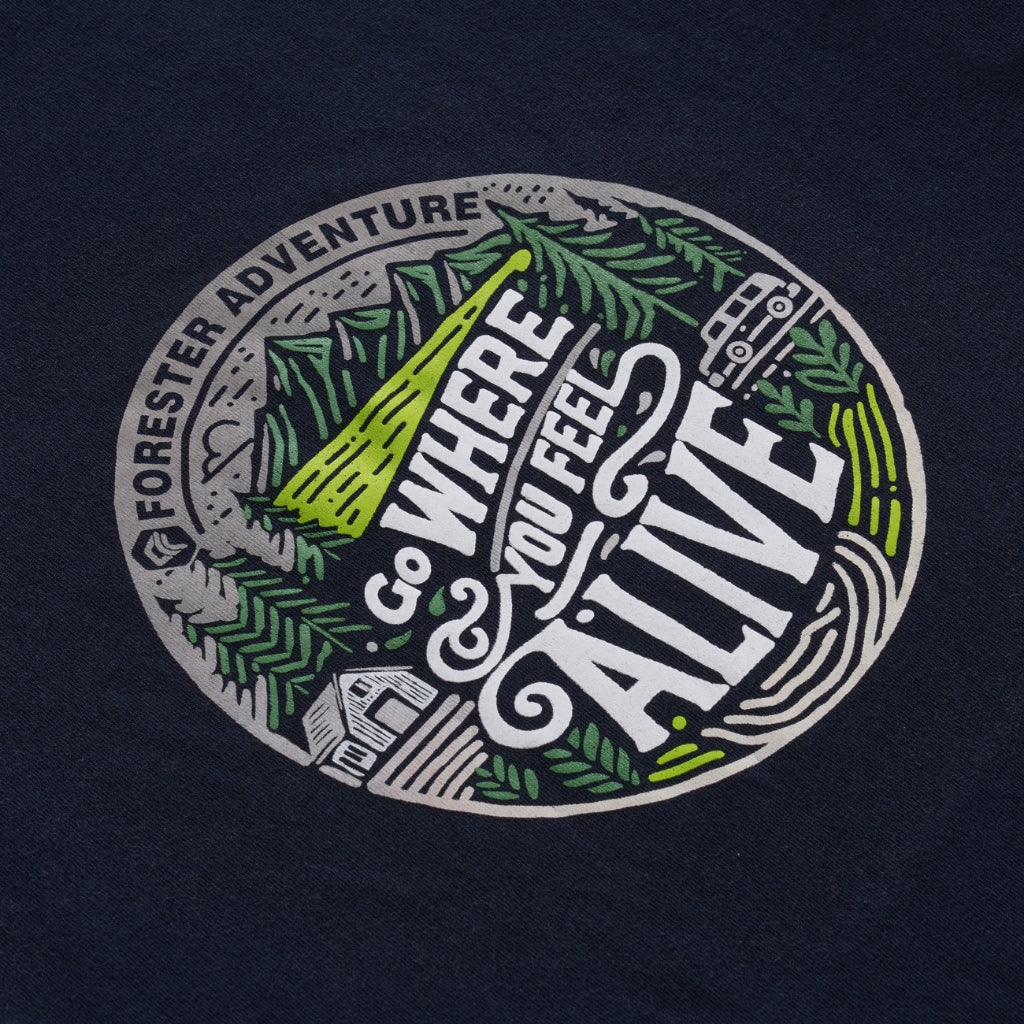 Forester TSF 02735 Kaos Oblong Go Where You Feel Alive