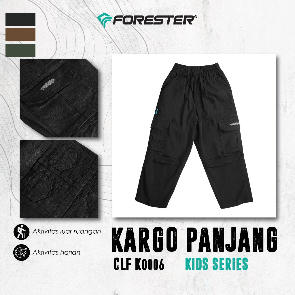 Forester Kids CLF K0006 Celana Cargo Anak Panjang