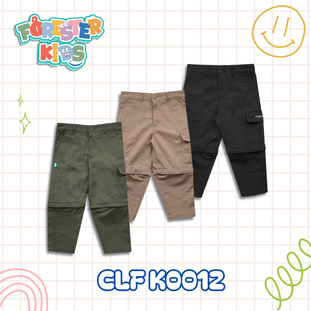 Forester Kids CLF K0012 Celana Panjang Partfield Cargo Anak - Cargo Pants Partfield