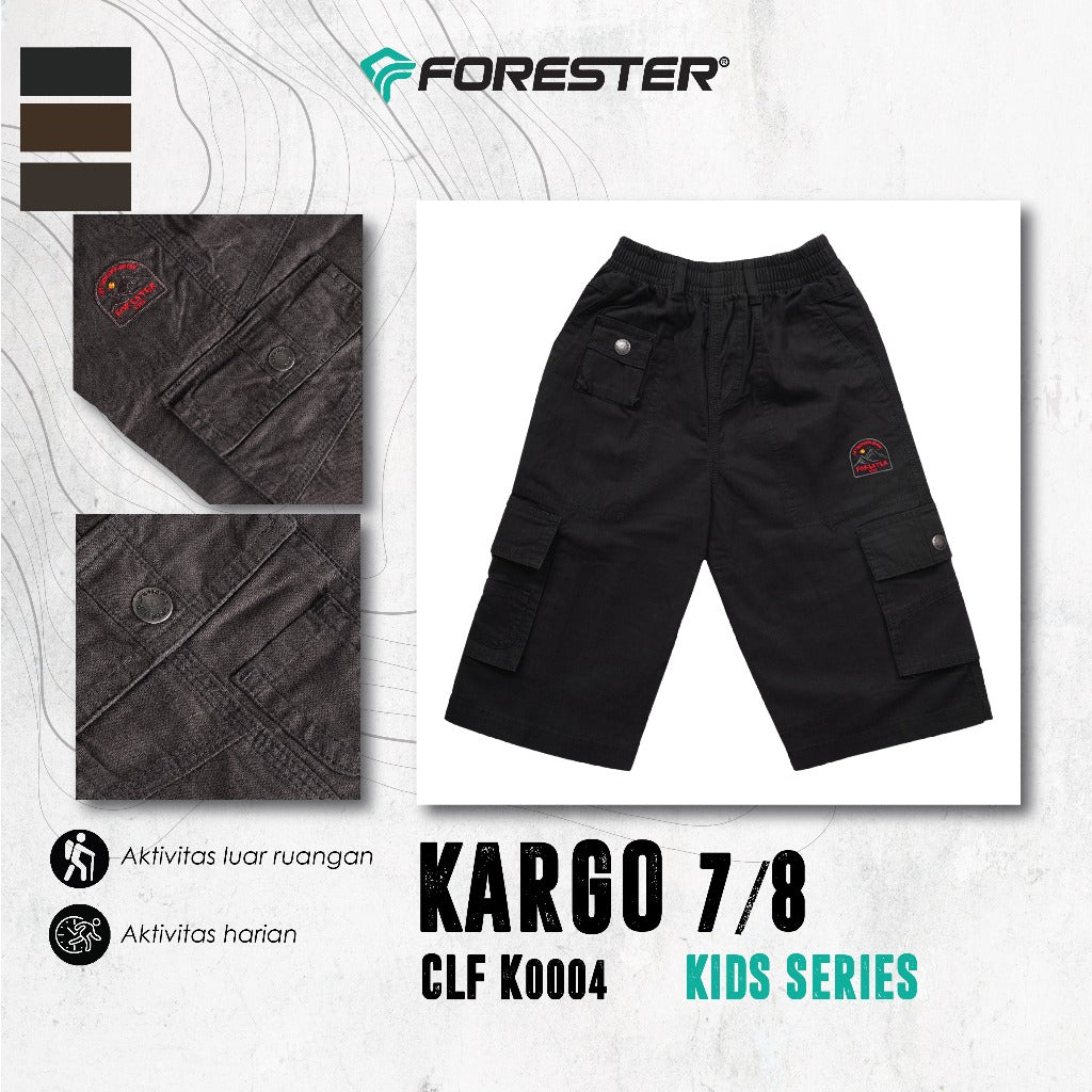 Forester Kids  CLF K0004 Celana Cargo Anak Panjang 7/8