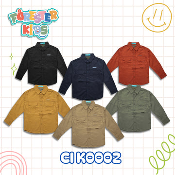 Forester Kids CI K0002 Kemeja Anak Lengan Panjang  - Long Sleeve Shirts