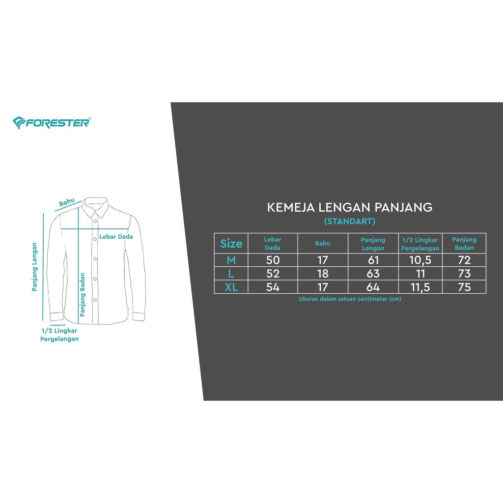 Forester CI 009 Kemeja Tangan Panjang Razor_01