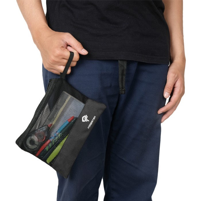 Forester SMOP/MOP  Tas Tumbler Selempang jaring Serut - Multifunction Mesh Pouch