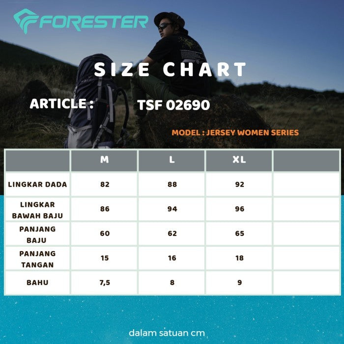Forester TSF 02690 Kaos Jersey  Olahraga Women's