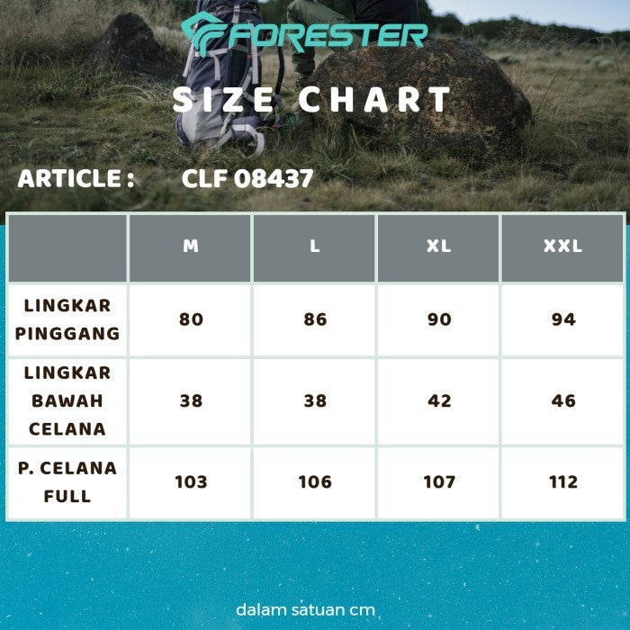 Celana Kargo Forester CLF 08437 2 In 1