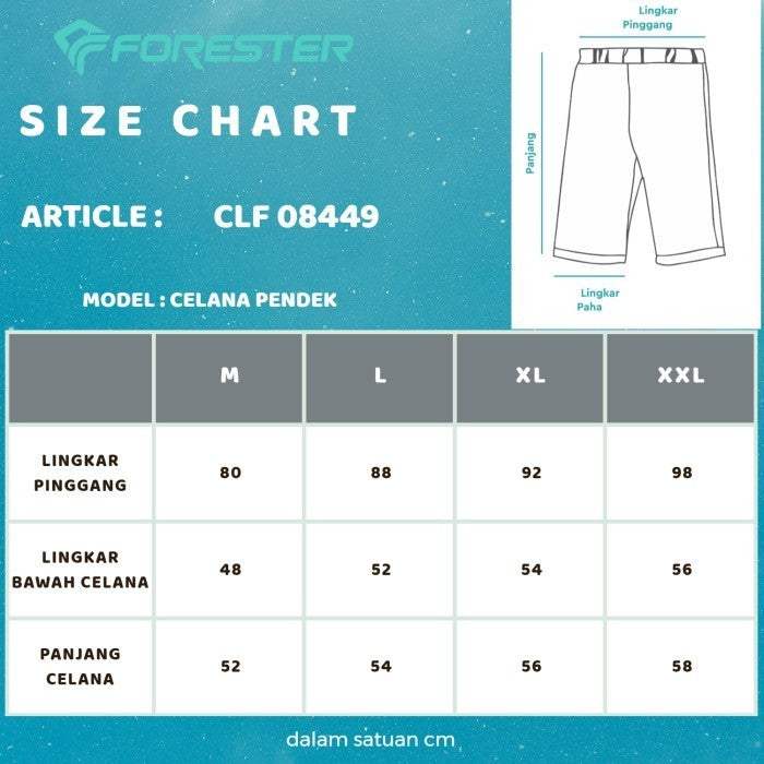 Forester Trouvail CLF 08449 Celanan Pendek Short Pants Cringkle